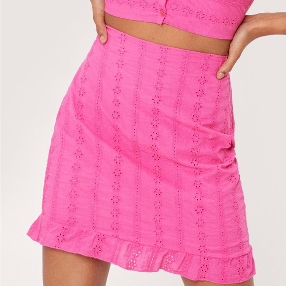 Nasty Gal Dresses & Skirts - Nasty Gal Collection mini embroidery skirt Size L US 8